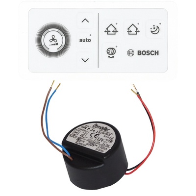 Bosch CV 40 H styring + innfelt strømadapter