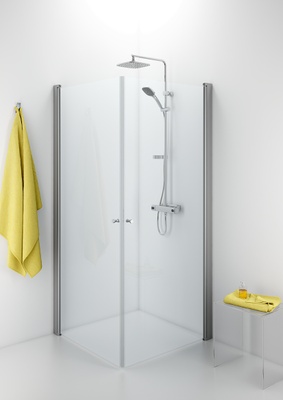 Porsgrund Showerama 10-02 Dusjhjørne 90x90 cm rett