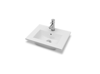 VikingBad Servant ADA 50 slim 51x39x1,8cm porselen hvit 