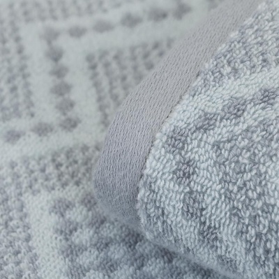 Sealskin Sealskin Håndklær Portofino håndkle 60x110 grå og aqua