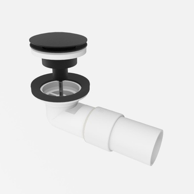 VikingBad Avløp PUM pop-up servant 40mm sort matt