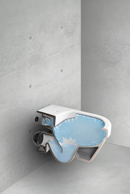 Villeroy & Boch O novo Toalettskål for veggmontering, 595x360 mm, direct flush