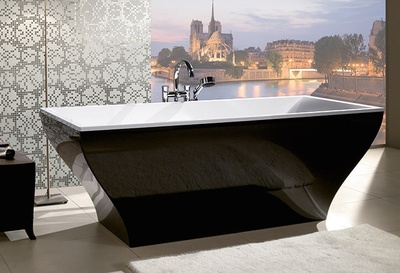 Villeroy & boch norge Labelle badekar Sort matt utv.  180X80