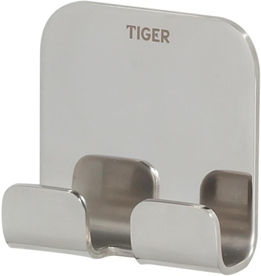 Tiger Colar krom rustfritt stål Colar dobbel krok