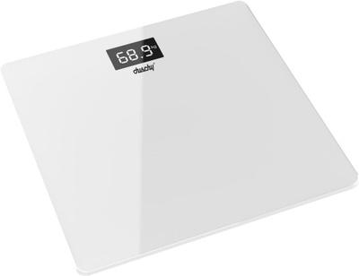 Duschy Duschy personvekt Pers.Vekt Duschy El Hvit Glass 180kg