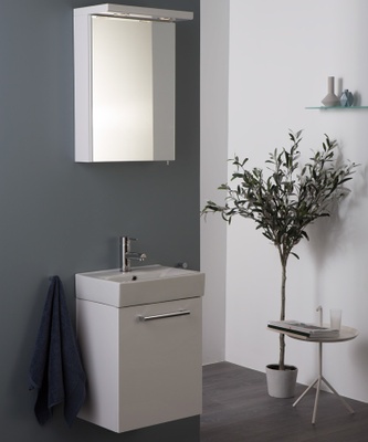 Alterna Quadro 50x43,8x29,8 Møbelpakke 3i1 hvit matt