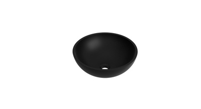 LinnBad Egir Servant  Svart Matt ø 42 Cm