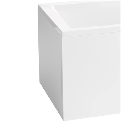 VikingBad Endepanel badekar TEMSE H/V 73x56cm (høyre/venstre) hvit