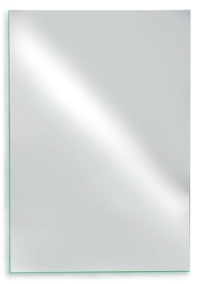 60x59 cm Speil 4mm m/polert kant inkl speilfeste/embalasje