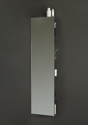 Hafa Speil I Helfigur Med Oppbevaring Store Antracit 400