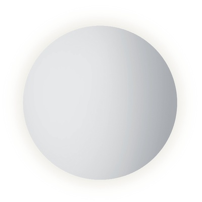 Foss Moon 80 rundt speil med lys/antiduggø80