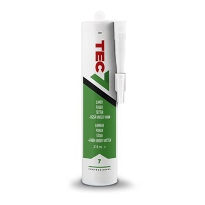 Tec7 Lim/fugemasse, hvit 310 ml patron, miljøvennlig